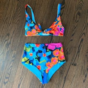 Mara Hoffman Lydia Bikini Bottom In Marigold